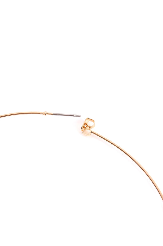 80MM Wire Hoop Earrings