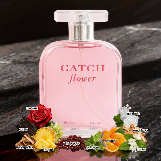 Catch Flower Spray Perfume Eau De Parfum For Women - 100ML/3.4FL.OZ.