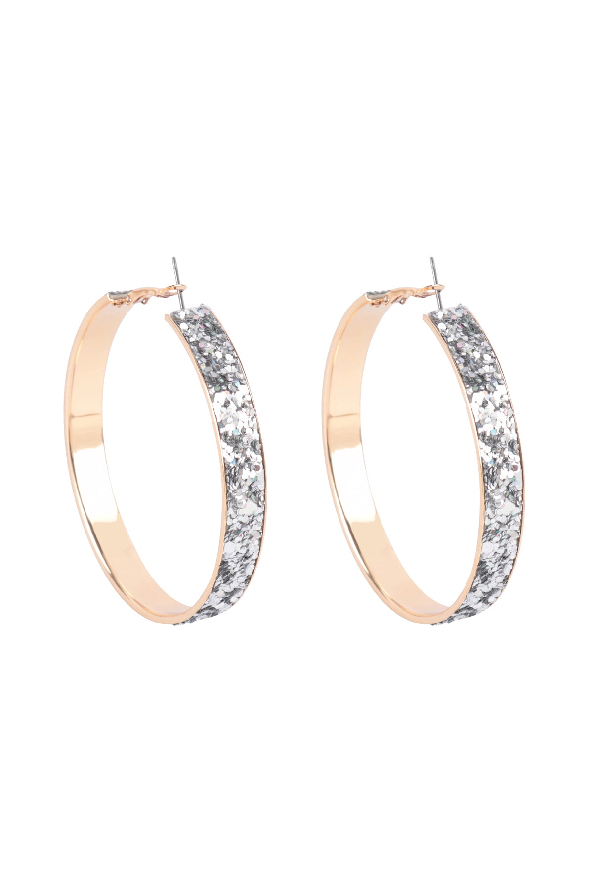 Hoop Glitter Earrings