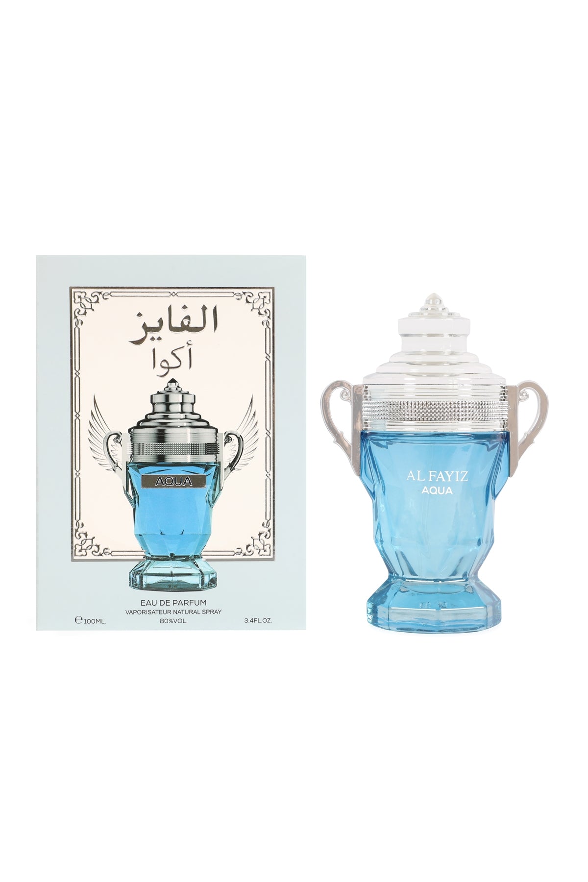 ALFAYIZ AQUA SPRAY PERFUME EAU DE PARFUM FOR MEN - 100ML/3.4FL.OZ.