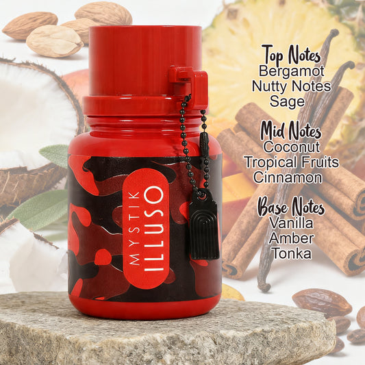 Mystik Illuso Spray Perfume Eau De Parfum For Men And Women - 100ML/3.4FL.OZ./3PCS