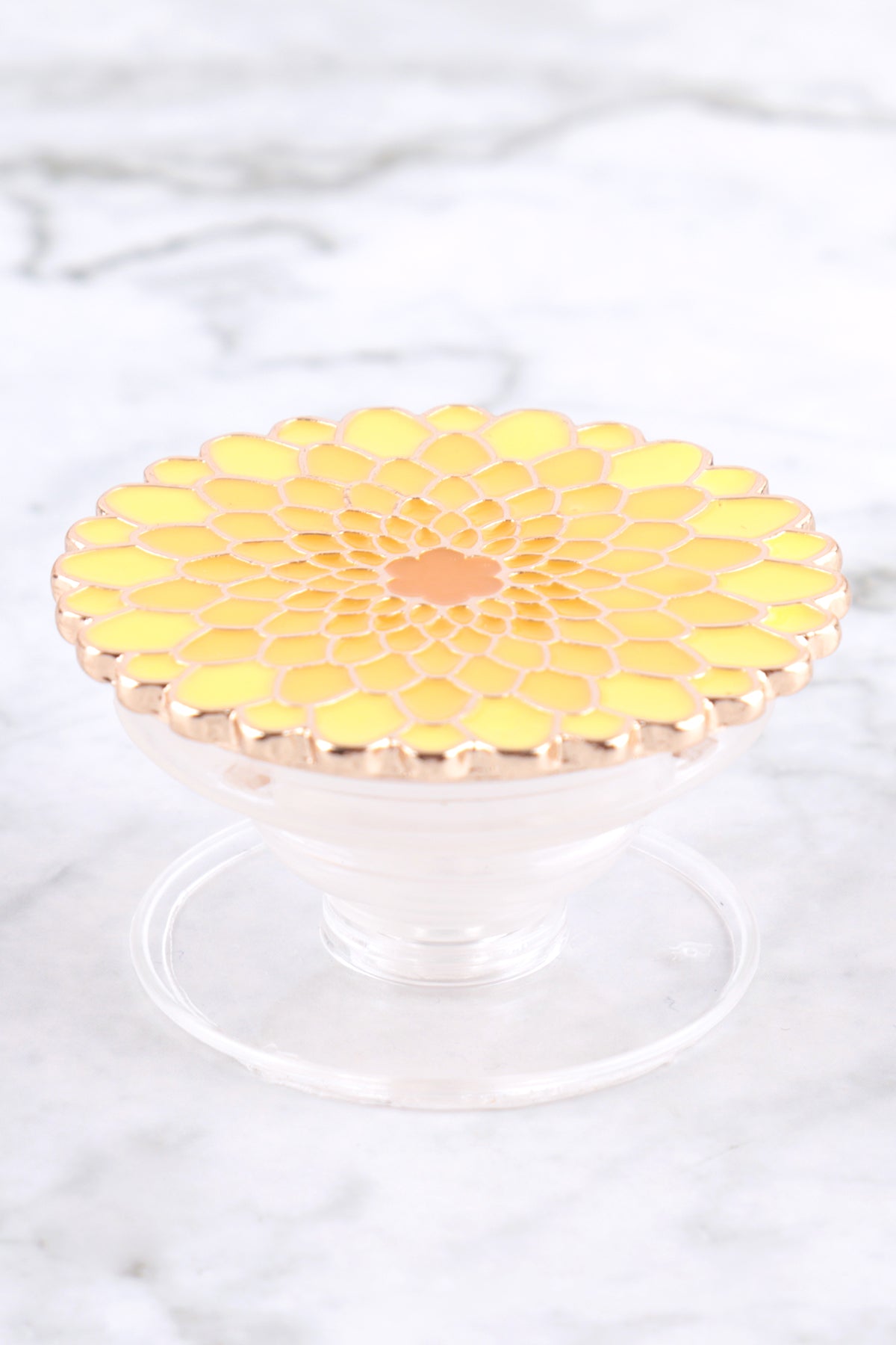 1.75" Flower Shaped Enamel Phone Grip Holder