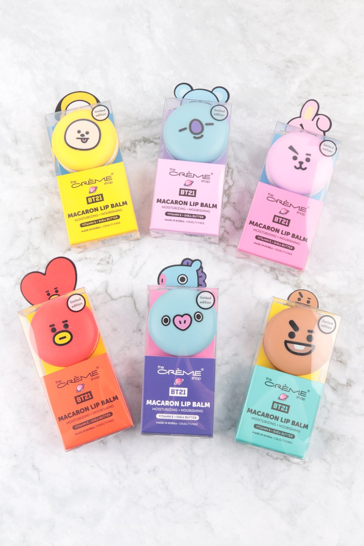 Tcs BT21 Macaron Lip Balm RJ w/ Vitamin E Plus Shea Butter- Mango
