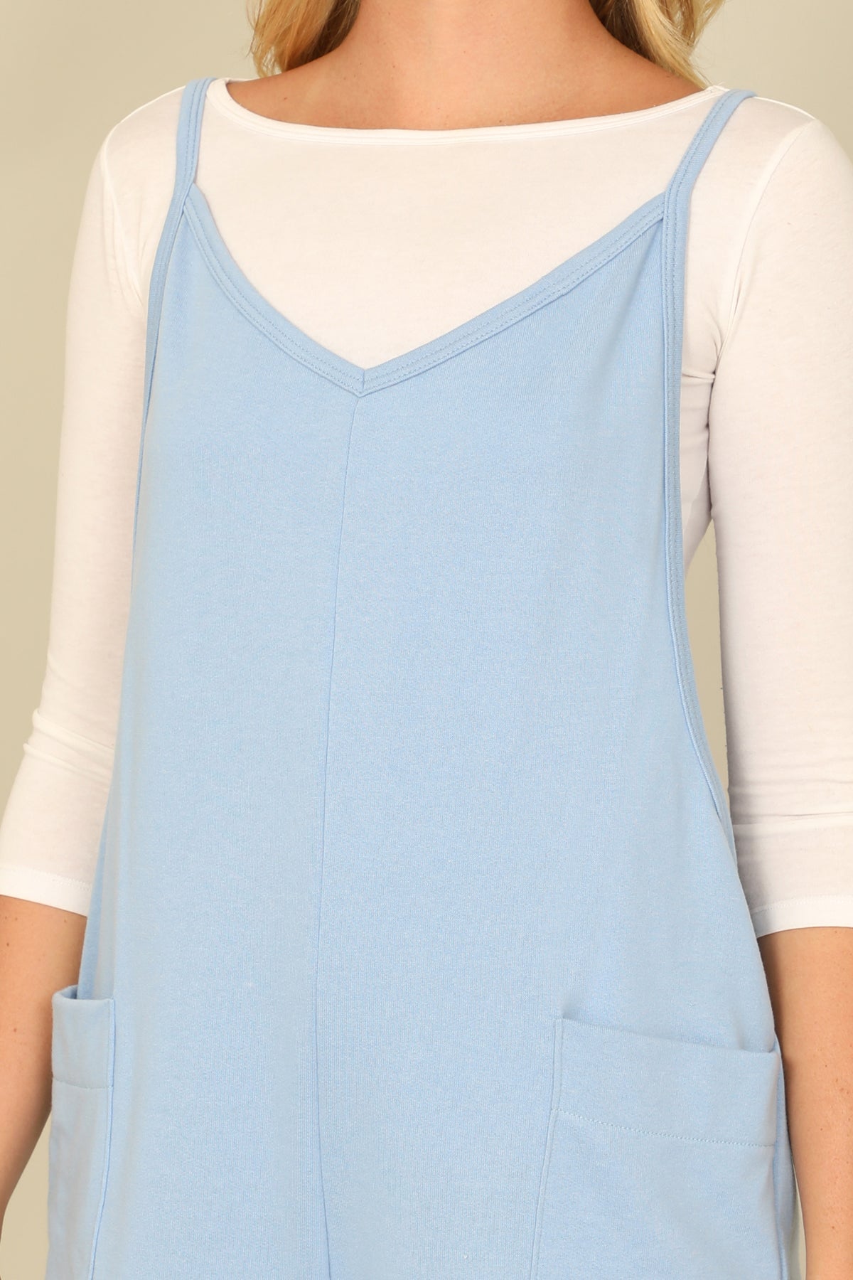 Spaghetti Strap Side Pocket Romper