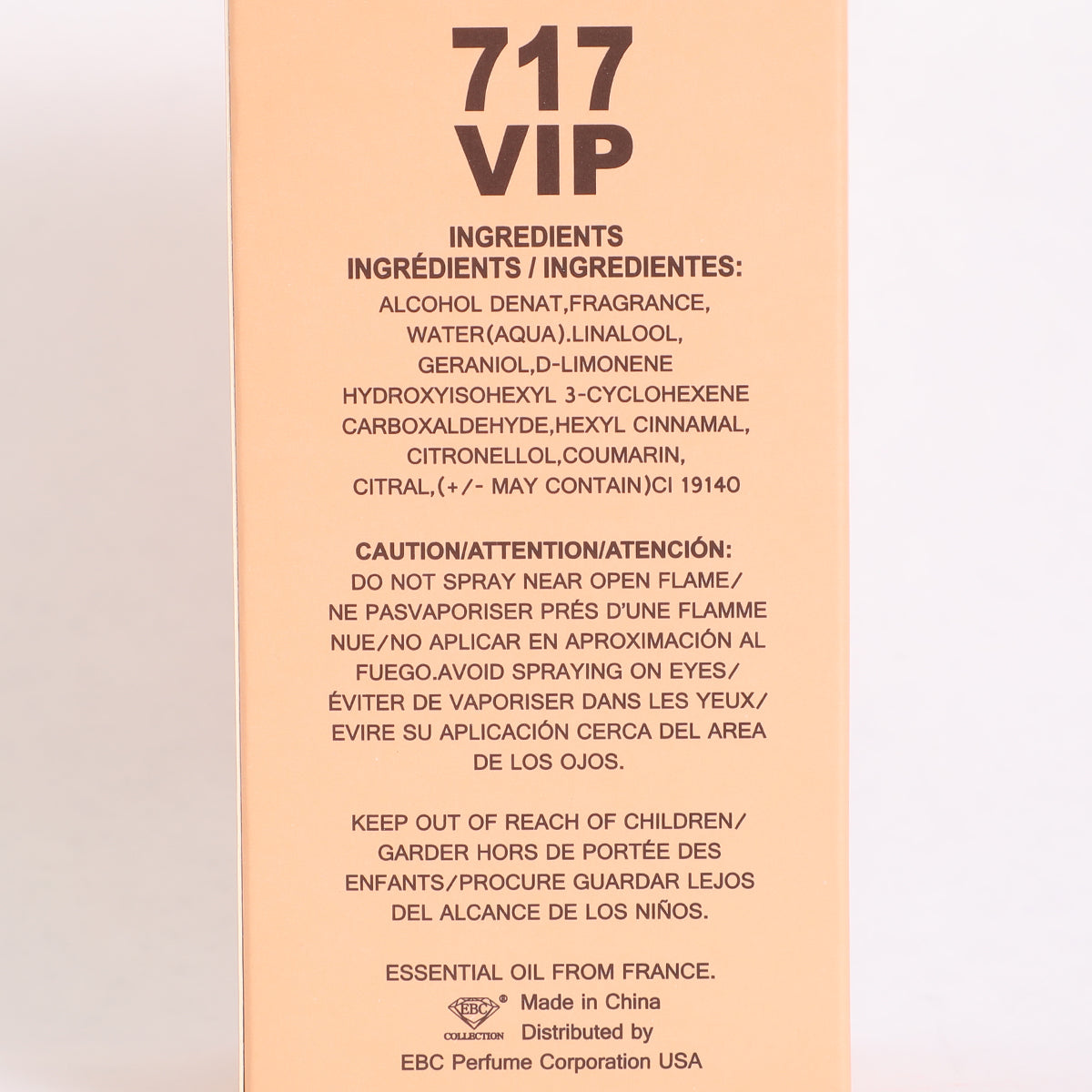 717 Vip Rose Spray Perfume Eau De Parfum For Women - 110ML/3.8 FL.OZ/3PCS