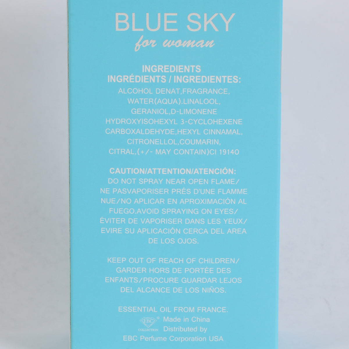 Blue Sky Spray Perfume Eau De Parfum For Women - 110ML/3.8 FL.OZ./3PCS