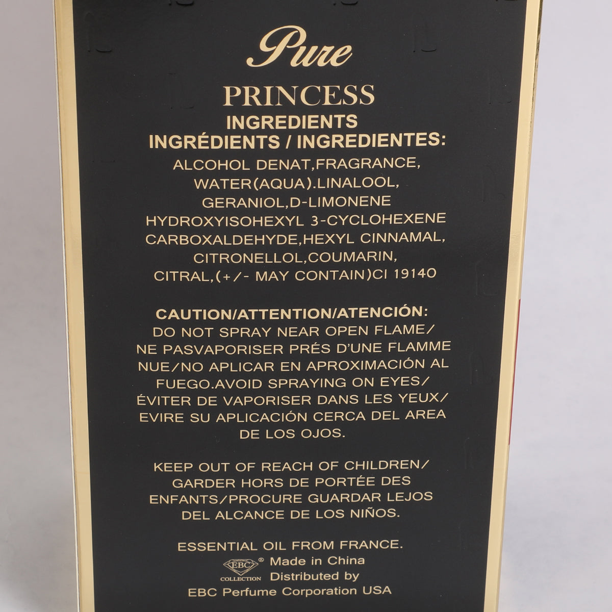Princess High Heels Red & Black Spray Perfume Eau De Parfum For Women - 85ML/2.9 FL.OZ./3PCS
