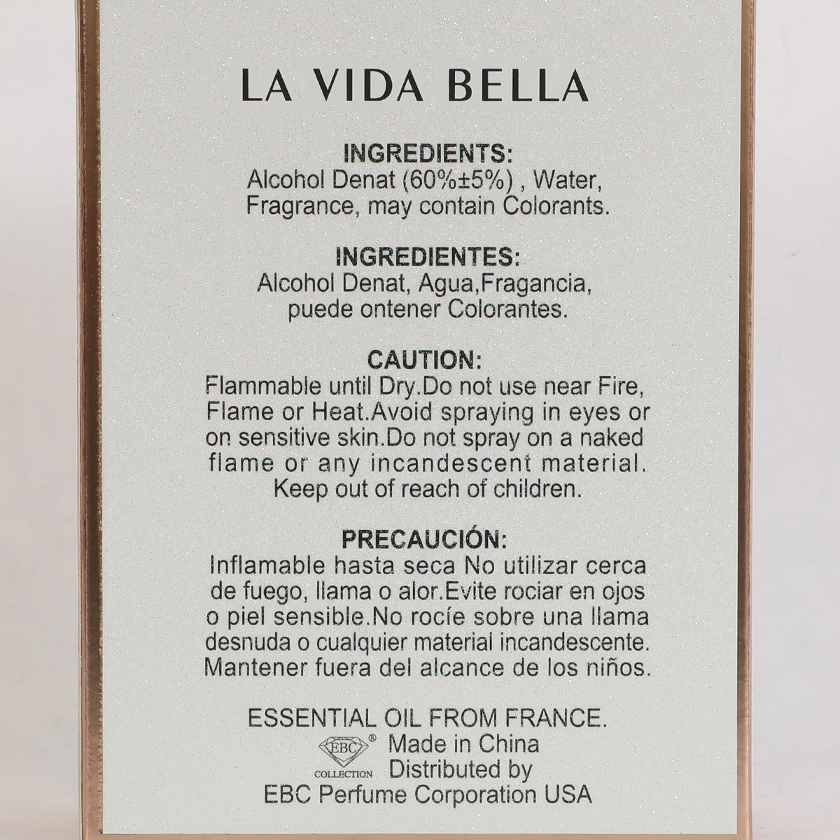 La Vida Bella Pour Femme Spray Perfume Eau De Parfum For Women - 100ML/3.4FL.OZ./3PCS