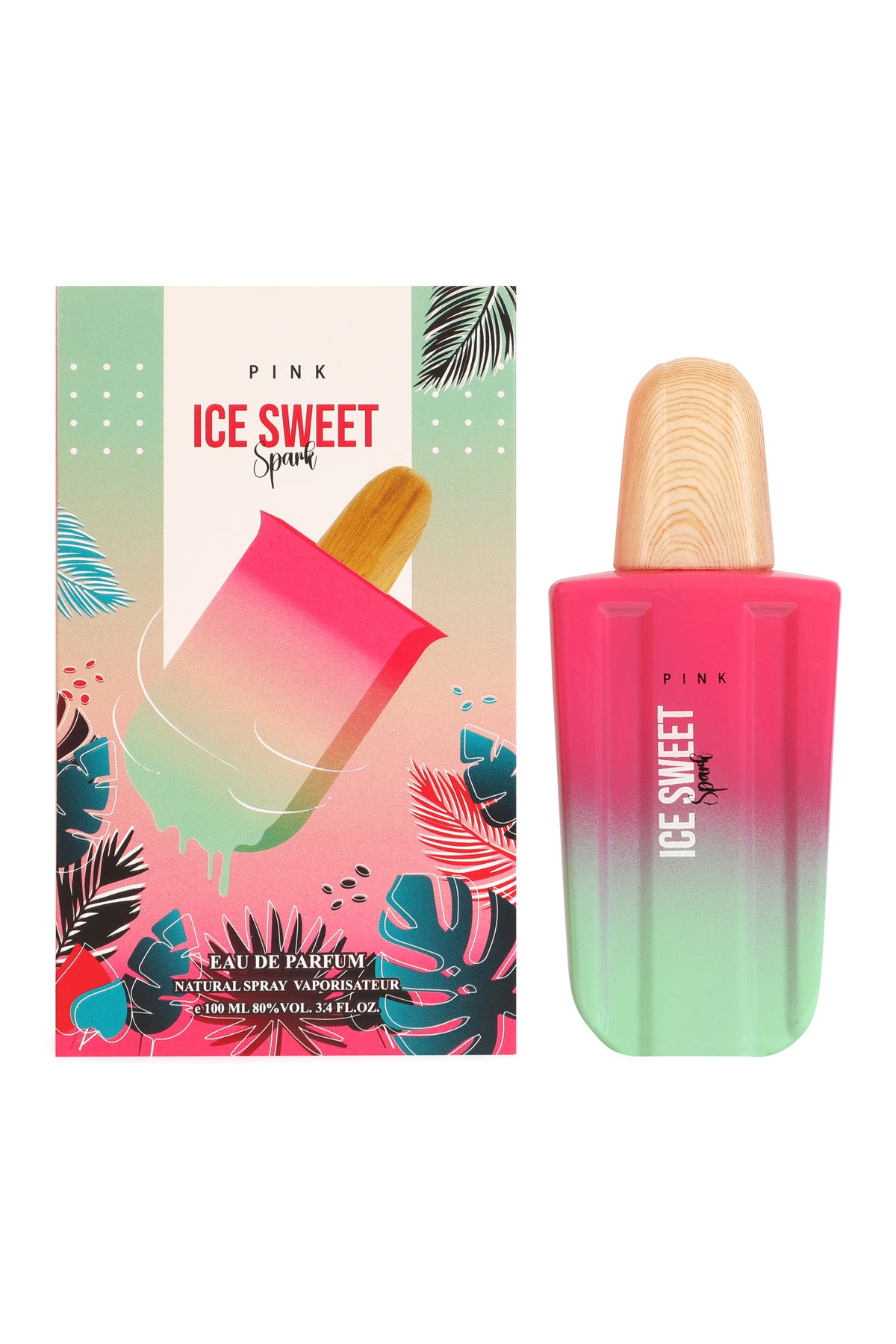 Ice Sweet Spark Pink Spray Perfume Eau De Parfum For Women - 100ML/3.4FL.OZ./3PCS