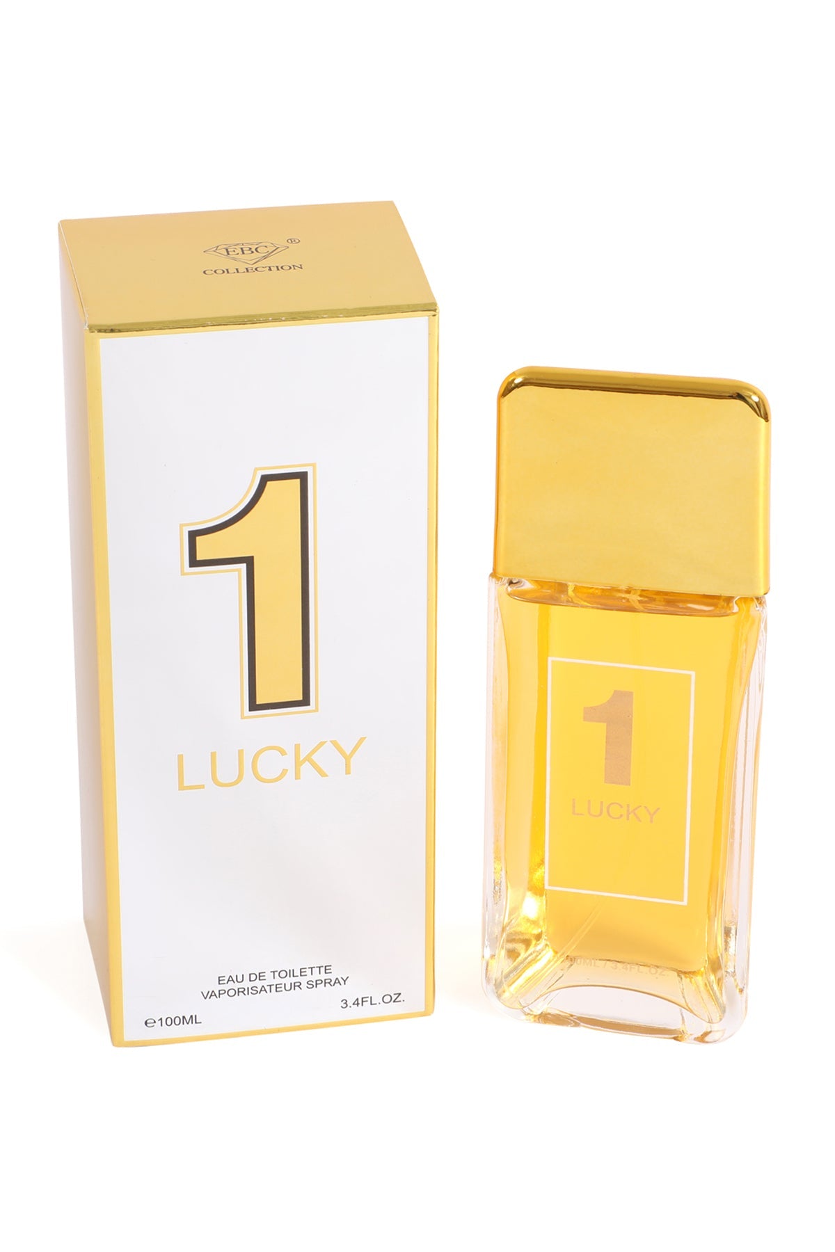 LUCKY 1 SPRAY COLOGNE EAU DE TOILETTE FOR MEN - 100ML/3.4 FL.OZ.
