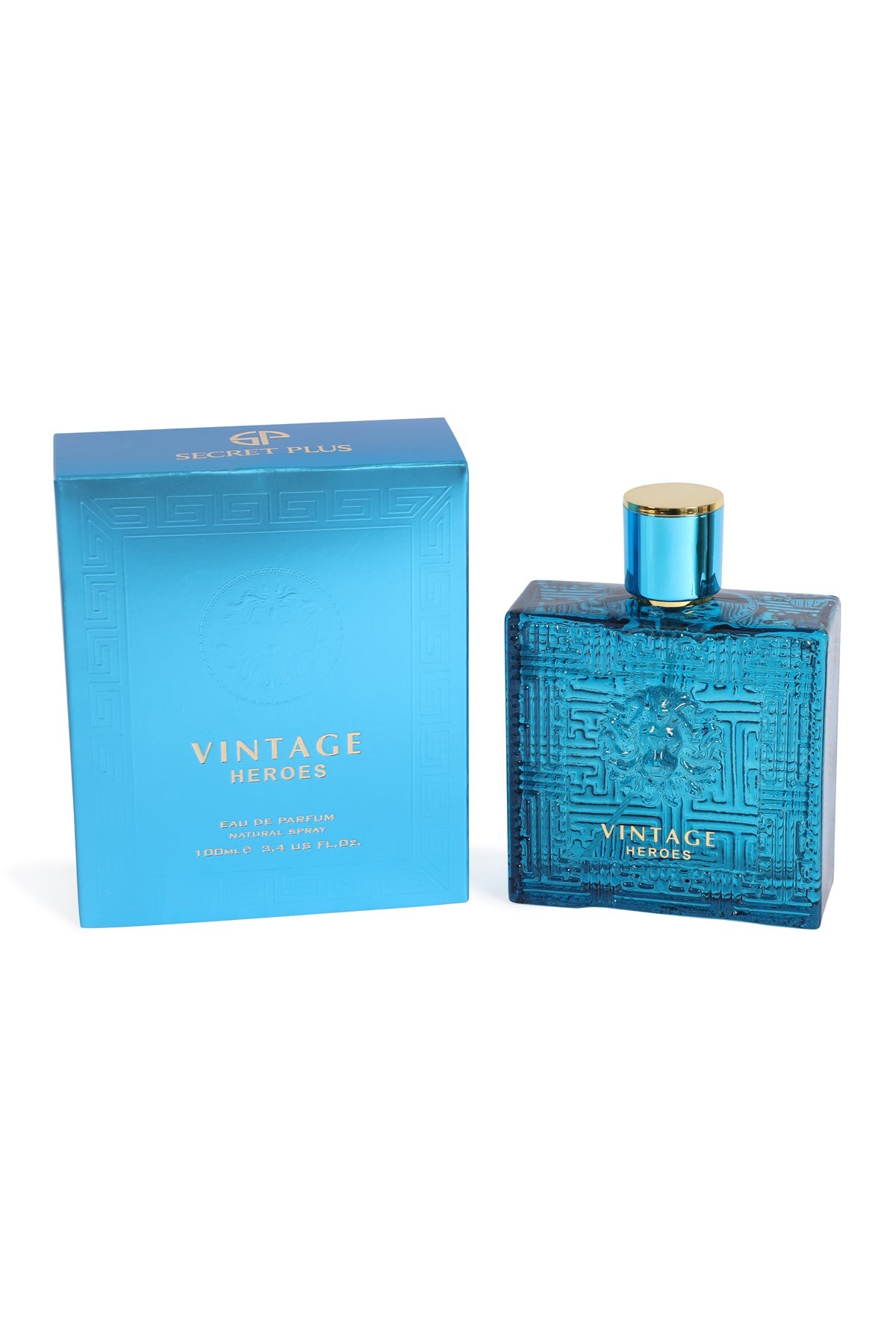 VINTAGE HEROES SPRAY COLOGNE EAU DE PARFUM FOR MEN - 100ML/3.4 FL.OZ.