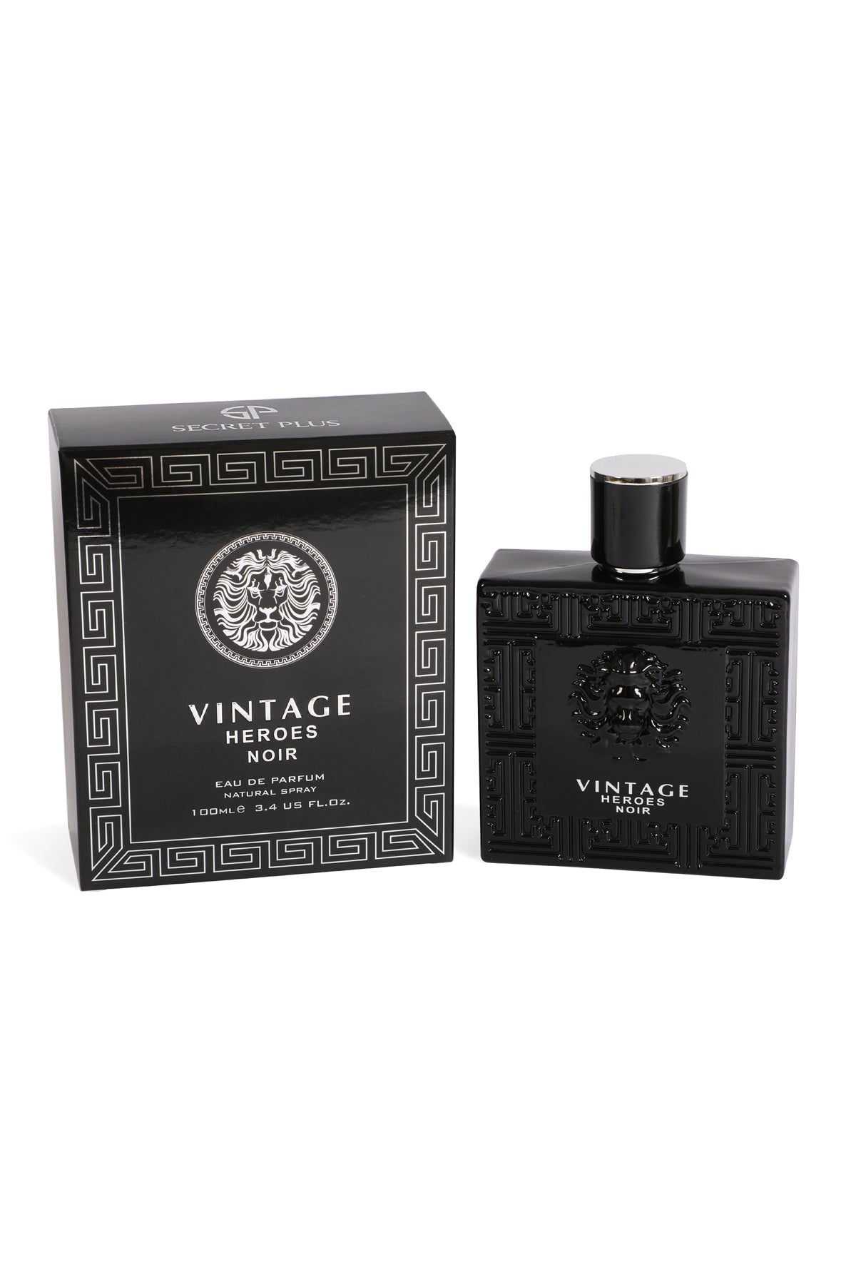 VINTAGE HEROES NOIR SPRAY COLOGNE EAU DE PARFUM FOR MEN - 100ML/3.4 FL.OZ.