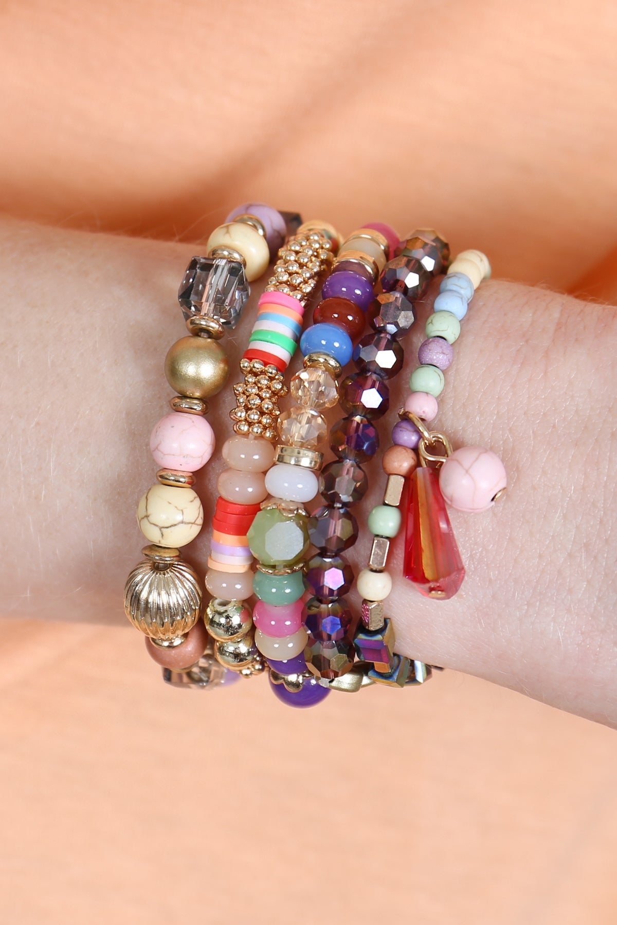 Multibeads Stretch Bracelet