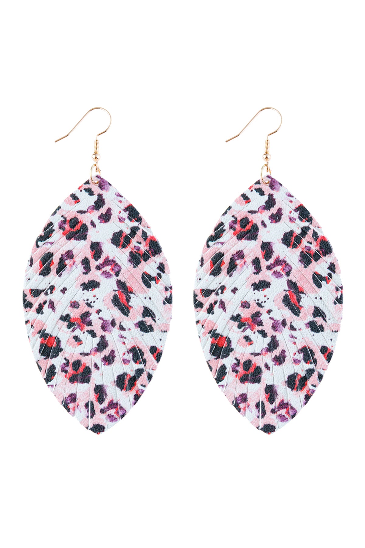 Multi Color 7 Vibrant Colors Drop Earrings