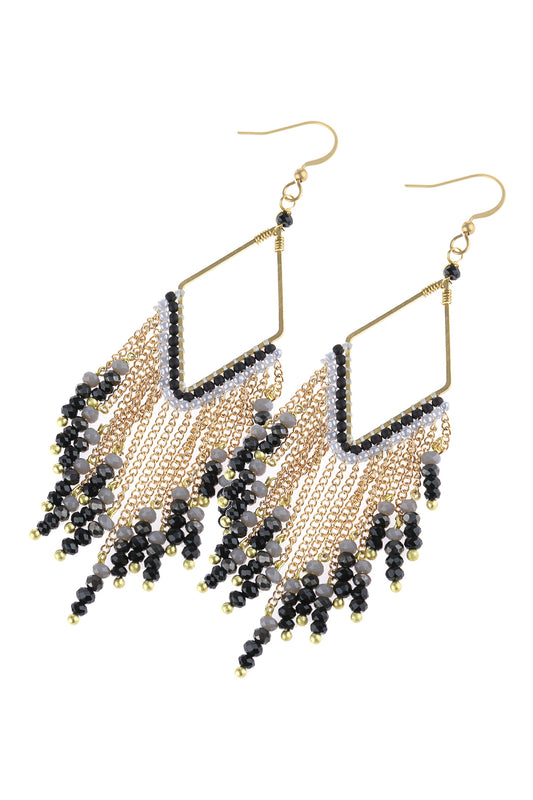 Dangle Beaded Earrings