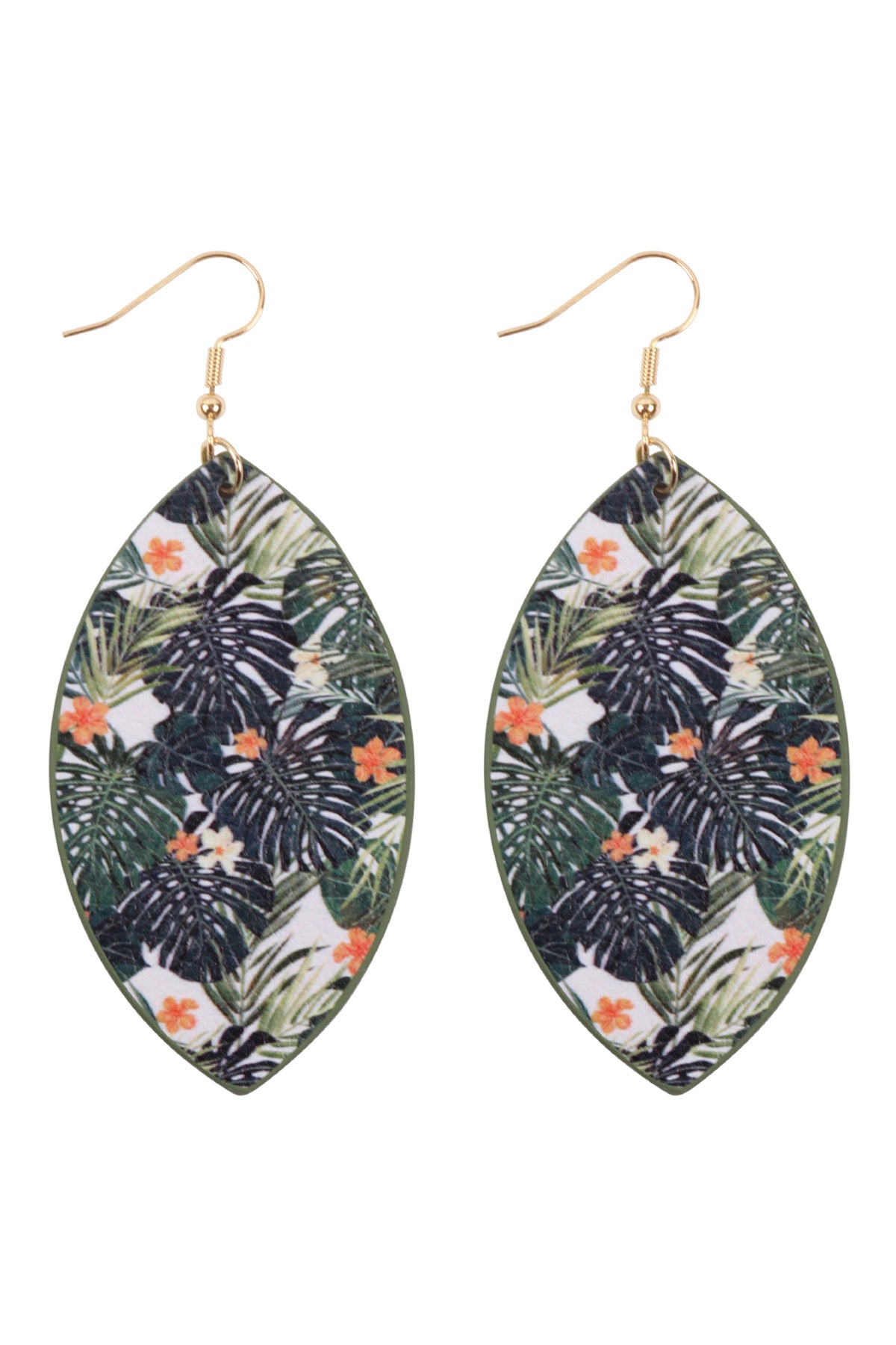Tropical Print Mar2uise Drop Earrings