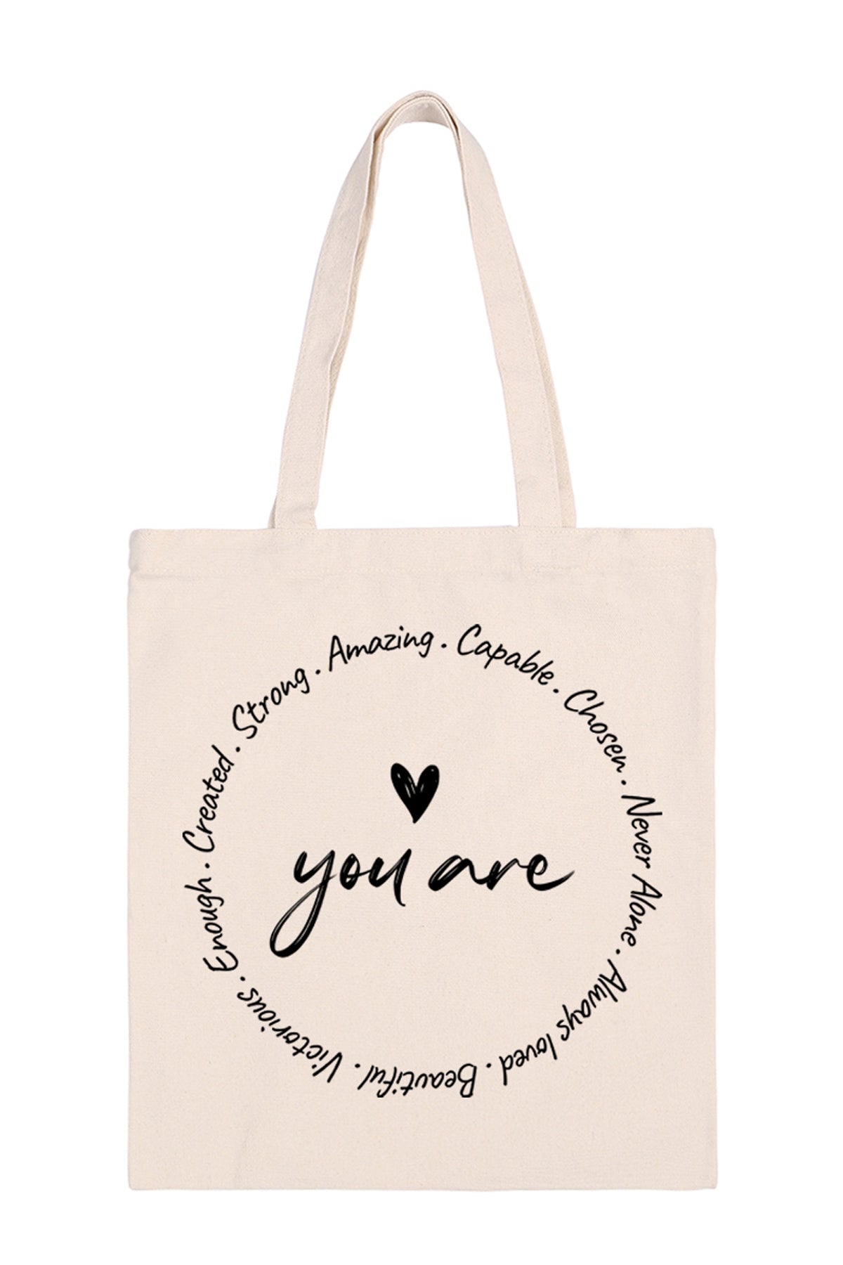 You Are Print Minimalist Fashion Tote Bag