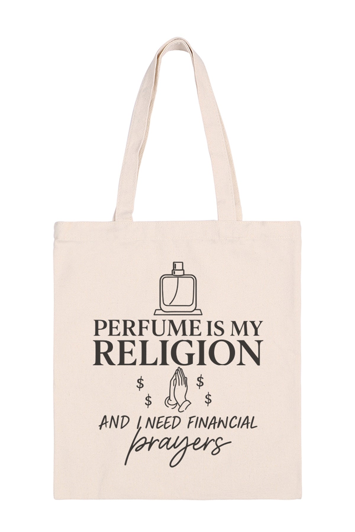 Perfume is My Religion Minimalist Fashion Tote Bag