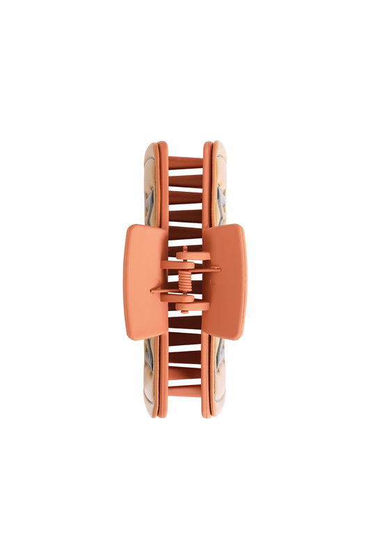 Football "Mom" Faux Leather Hair Claw