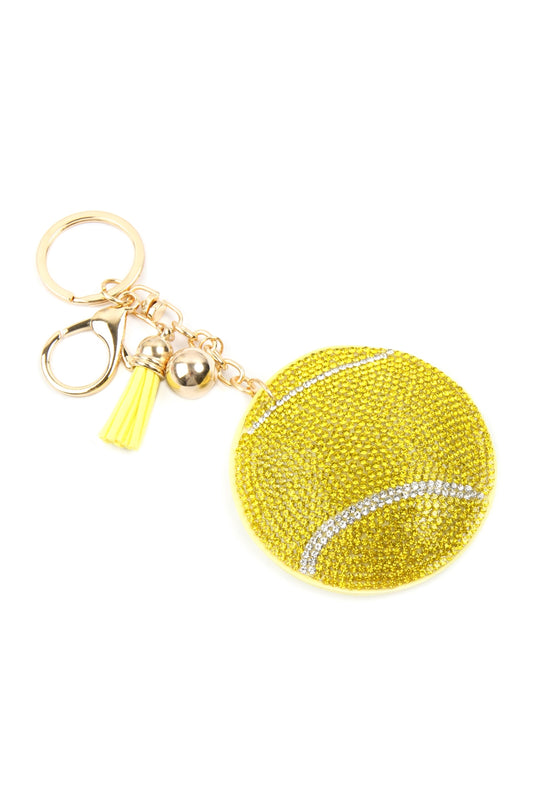 Sports Tennis Ball Keychain