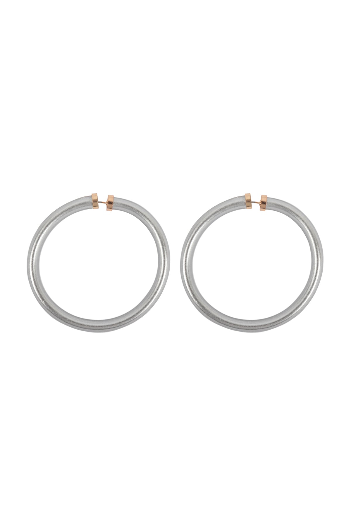 2.25" Tube Jelly Hoop Earrings