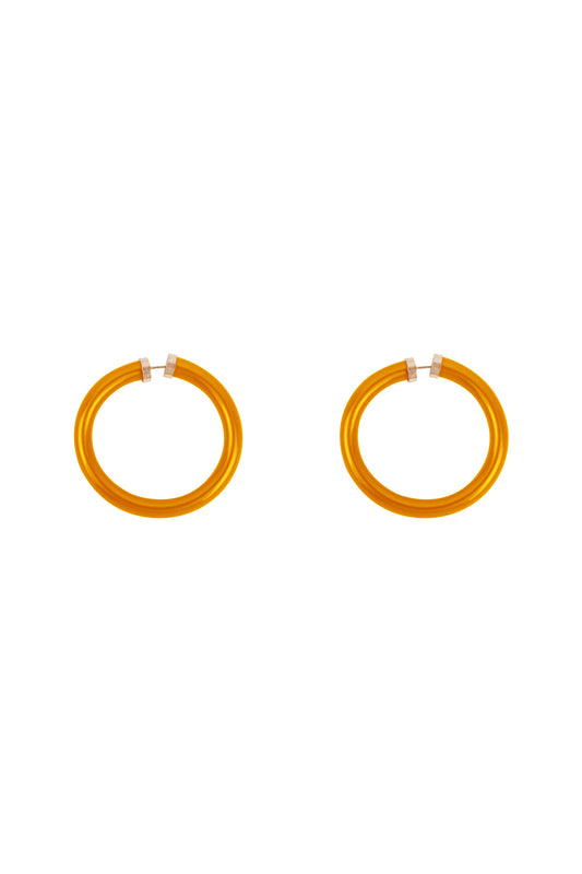 Tube Jelly Hoop Earrings