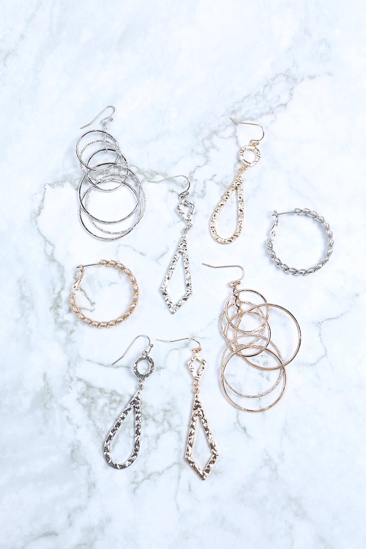Twisted Pincatch Hoop Earrings