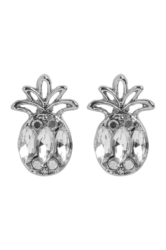 Pineapple Rhinestone Earrings