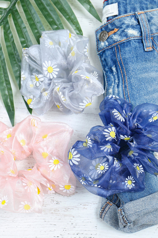 2pcs Set Big Soft Chiffon Hair Scrunchy