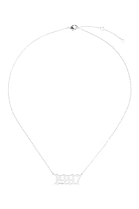 "1997" Birth Year Personalized Necklace