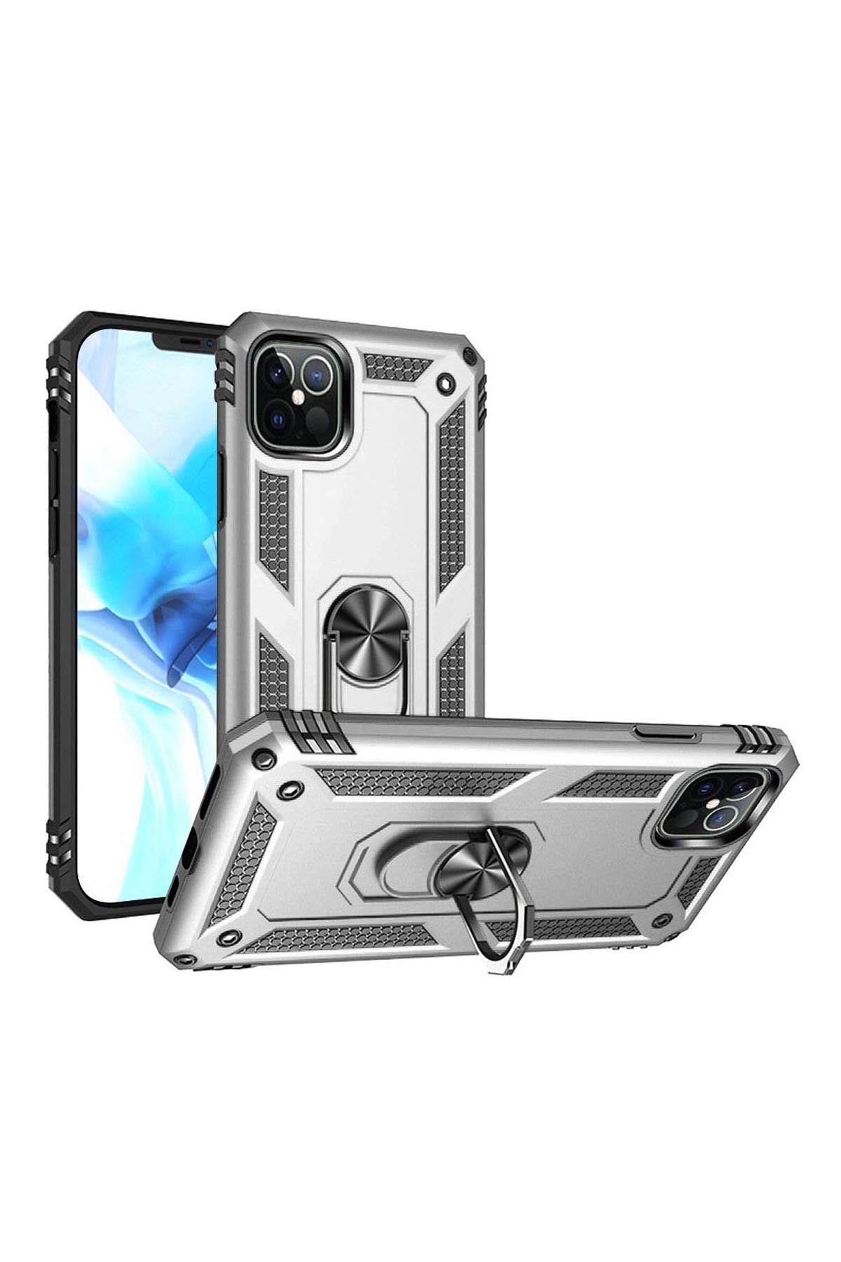 iPhone 12/Pro (6.7 only) Ring Magnetic Kickstand Hybrid Case Cover
