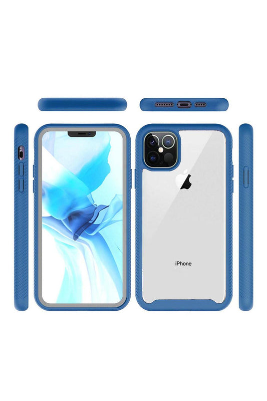iPhone 12 Pro Max 6.7 Strong Bumper Shockproof Transparent Case Cover