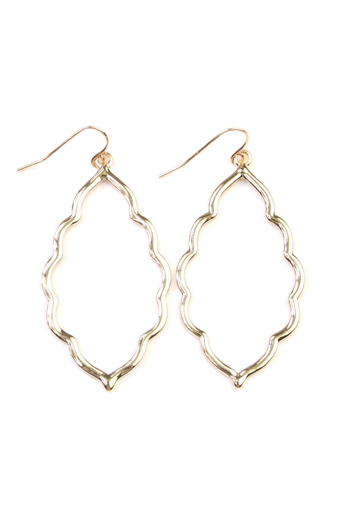 Moroccan Cutout Earrings Gold