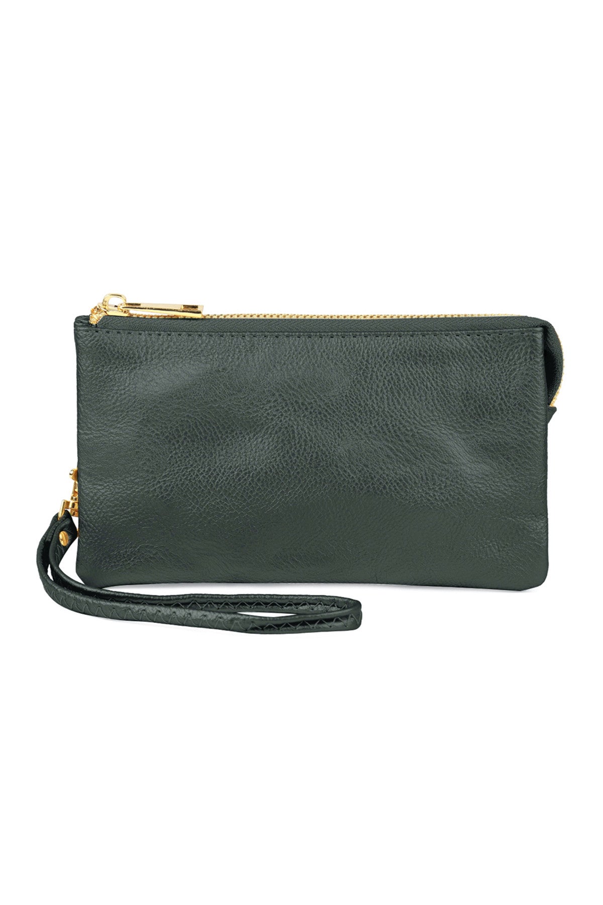 Leather Wallet with Detachable Wristlet