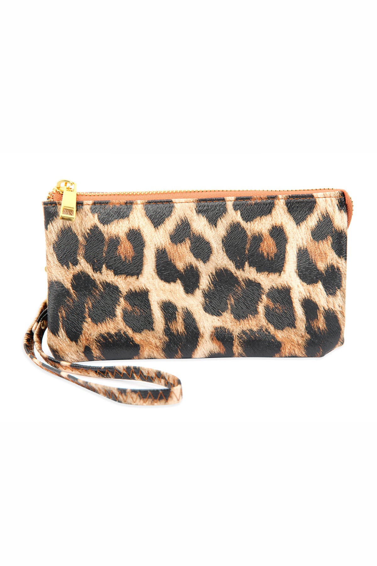 Leather Wallet with Detachable Wristlet