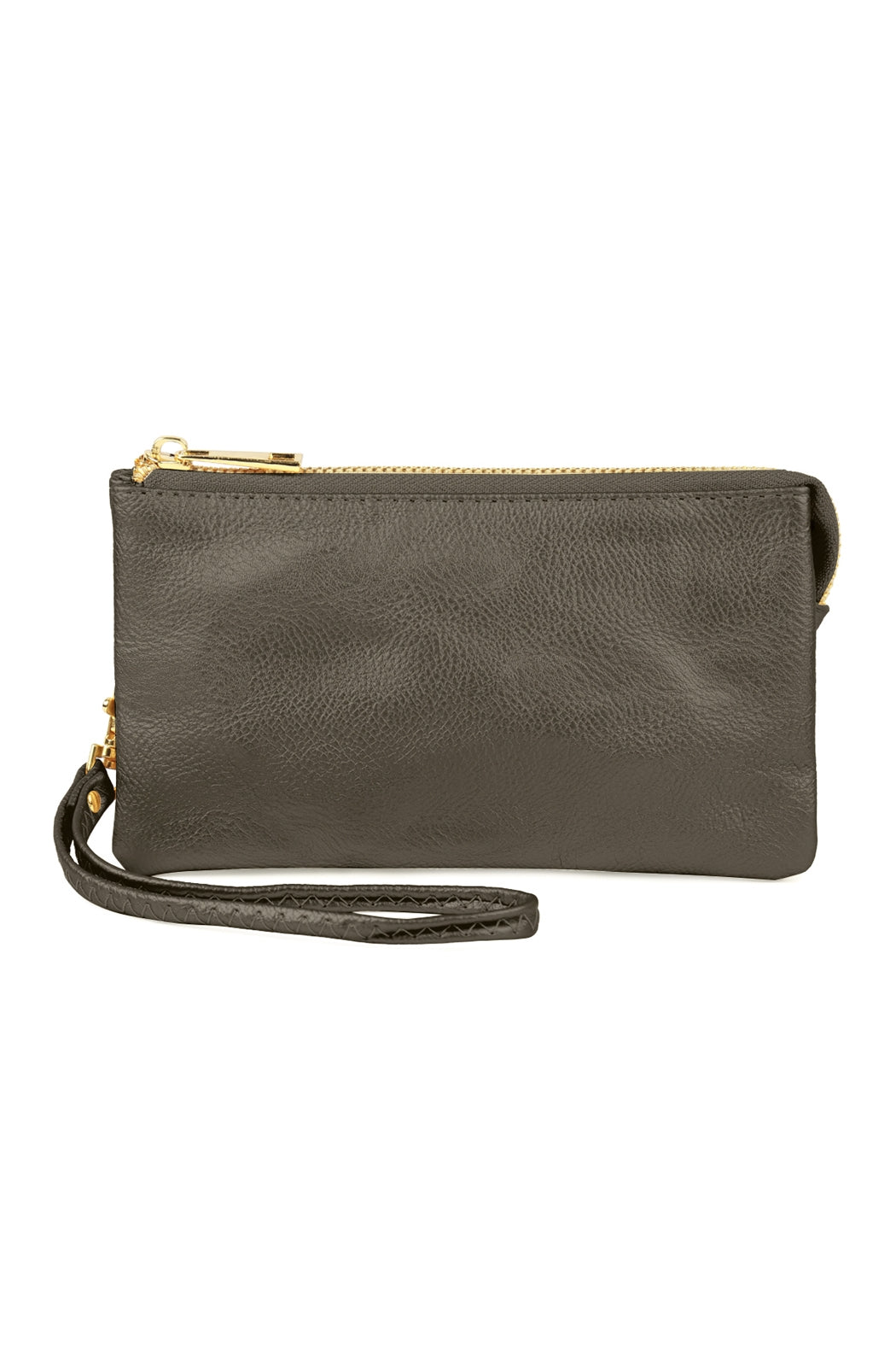 Leather Wallet with Detachable Wristlet
