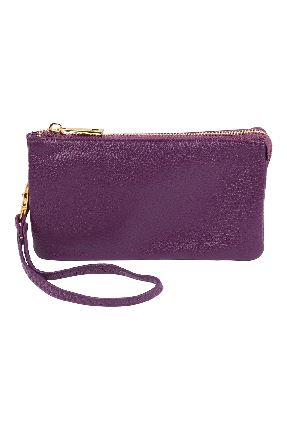 Leather Wallet with Detachable Wristlet