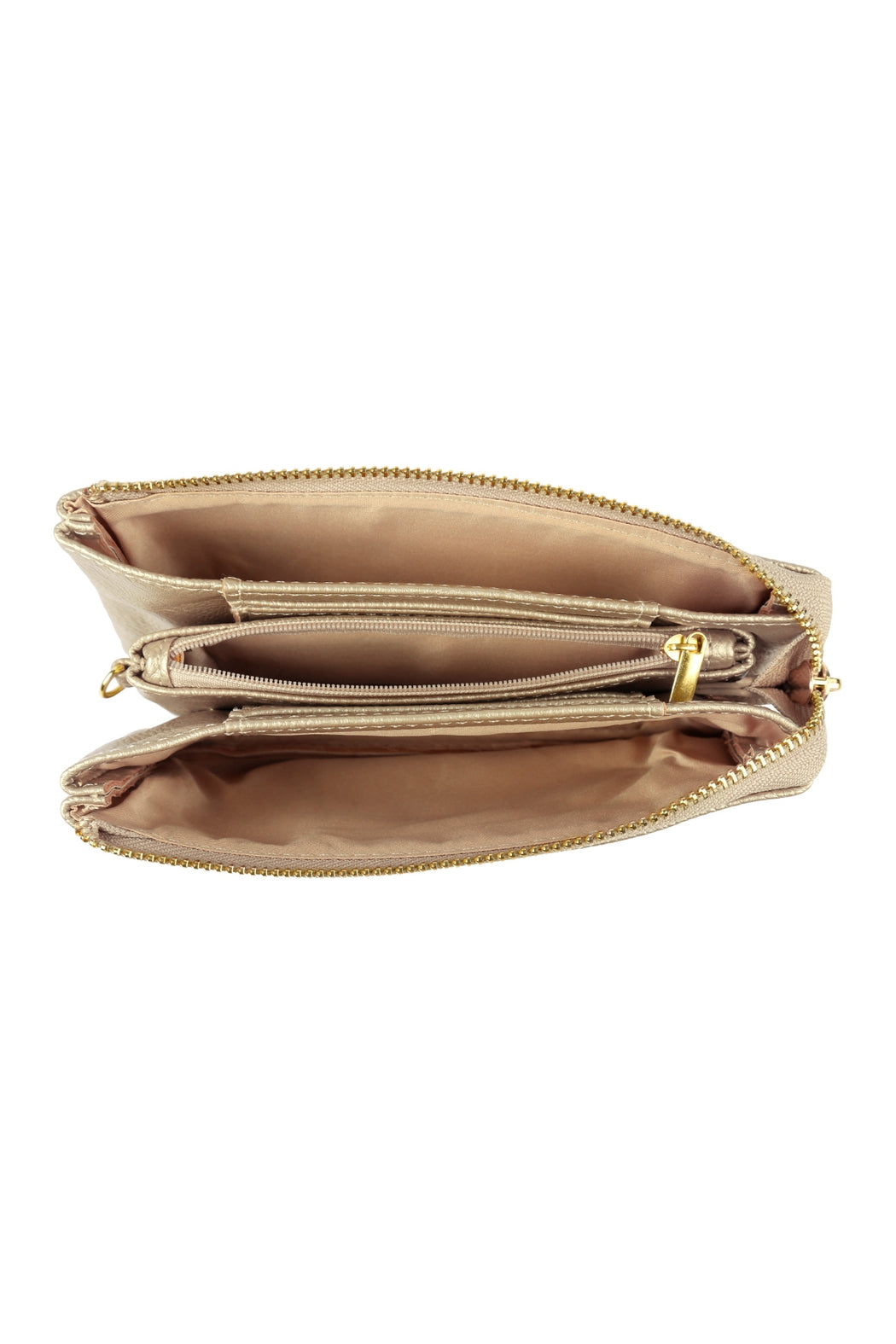 Leather Wallet with Detachable Wristlet