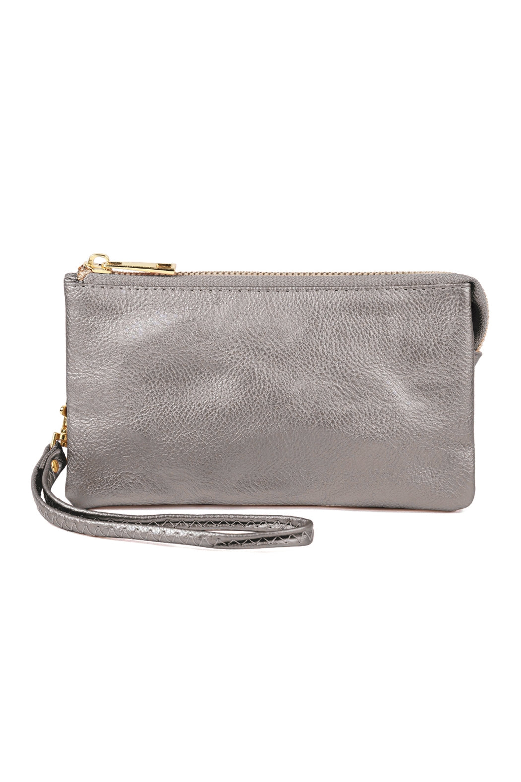 Leather Wallet with Detachable Wristlet