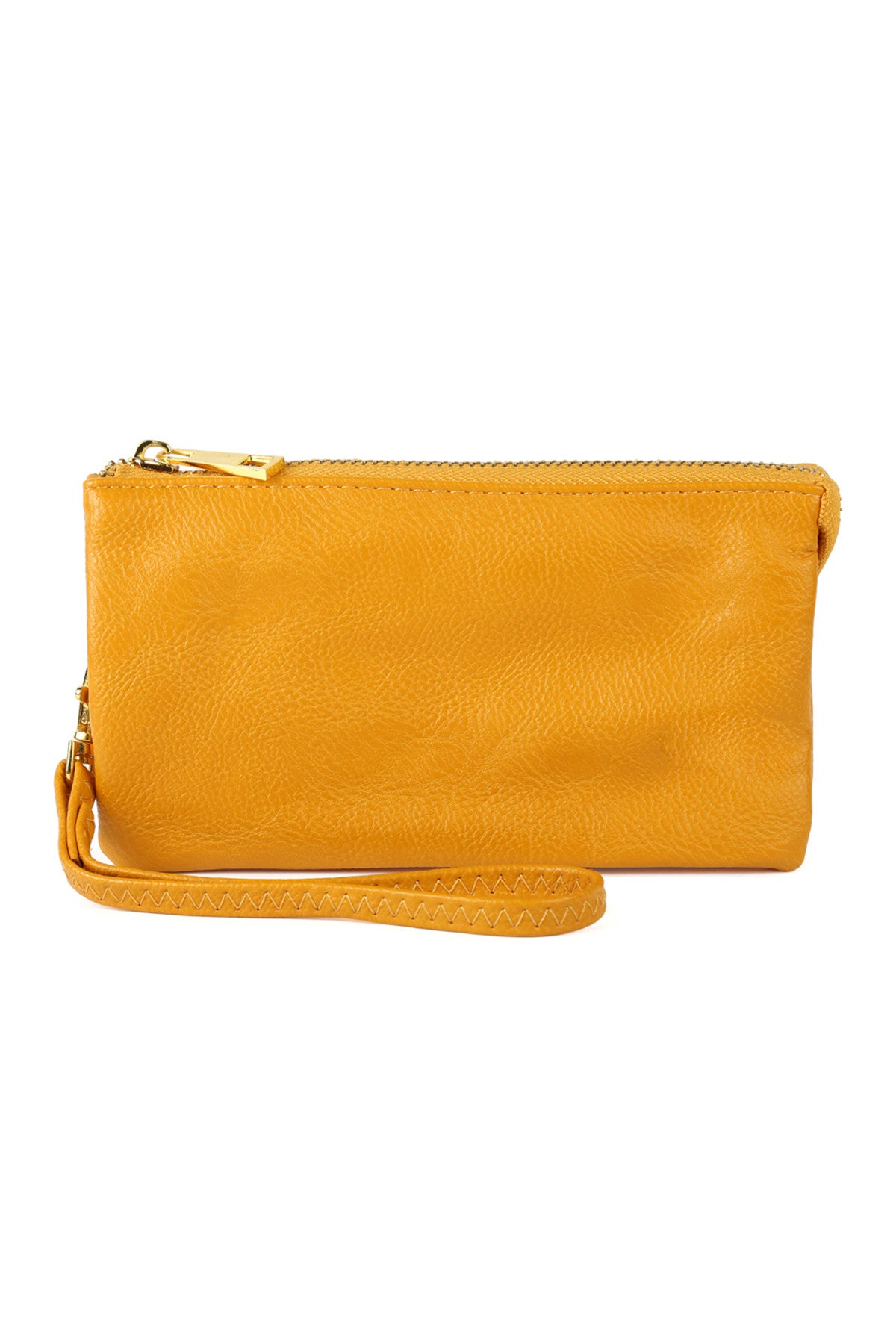 Leather Wallet with Detachable Wristlet