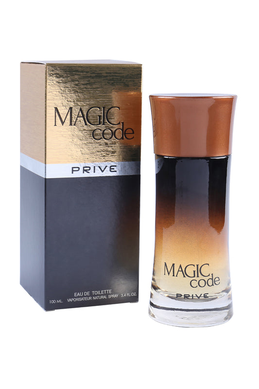 Magic Code Prive Spray Cologne Eau De Toilette For Men - 100ML/3.4 FL.OZ.