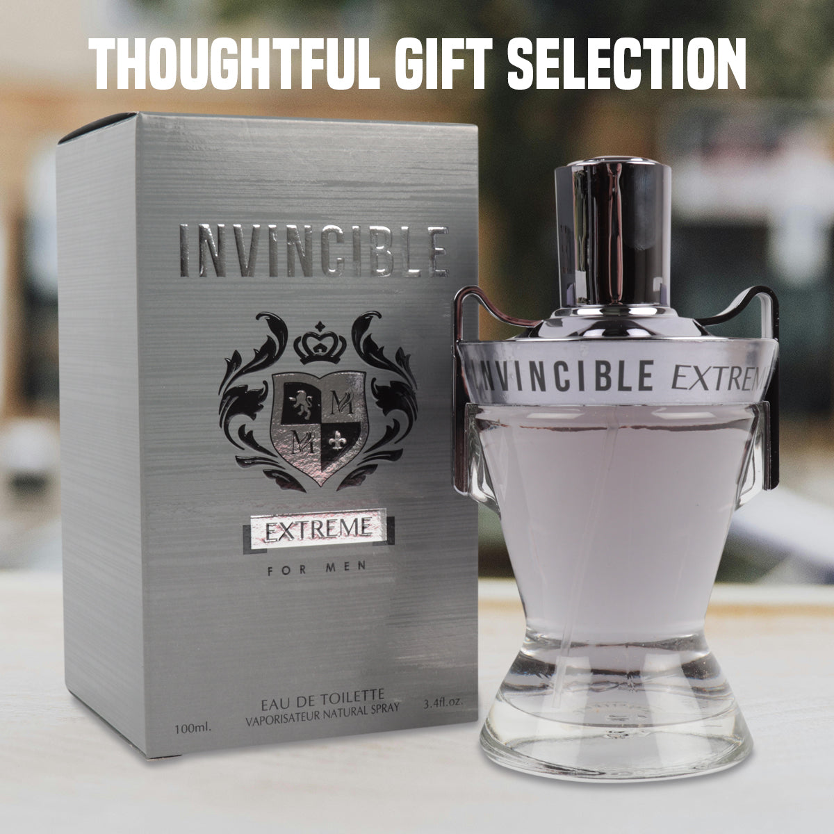 Invincible Extreme Spray Cologne Eau De Toilette For Men - 100ML/3.4 FL.OZ./3PCS
