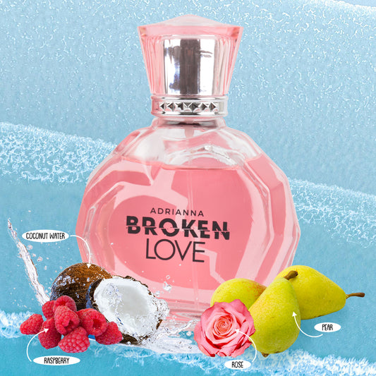 Adrianna Broken Love Spray Perfume Eau De Parfum For Women - 100ML/3.4 FL.OZ./3PCS