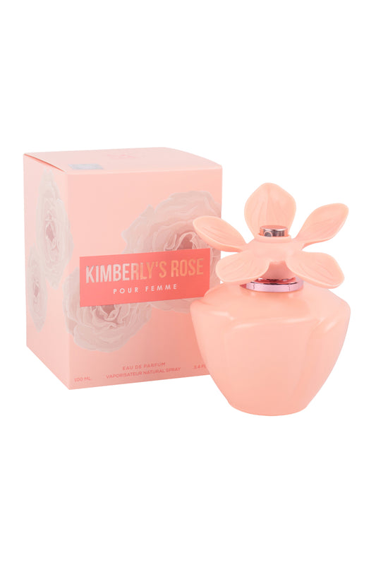 Kimberly's Rose Spray Perfume Eau De Parfum For Women  - 100ML/3.4 FL.OZ./3PCS