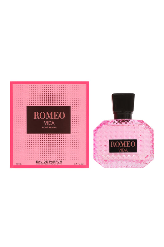 Romeo Vida Pour Femme Spray Perfume Eau De Parfum For Women - 100ML/3.4FL.OZ./3PCS