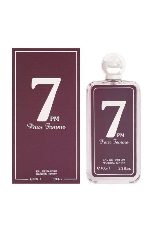 7 PM Pour Femme Spray Perfume Eau De Parfum For Women - 100ML/3.4FL.OZ./3PCS