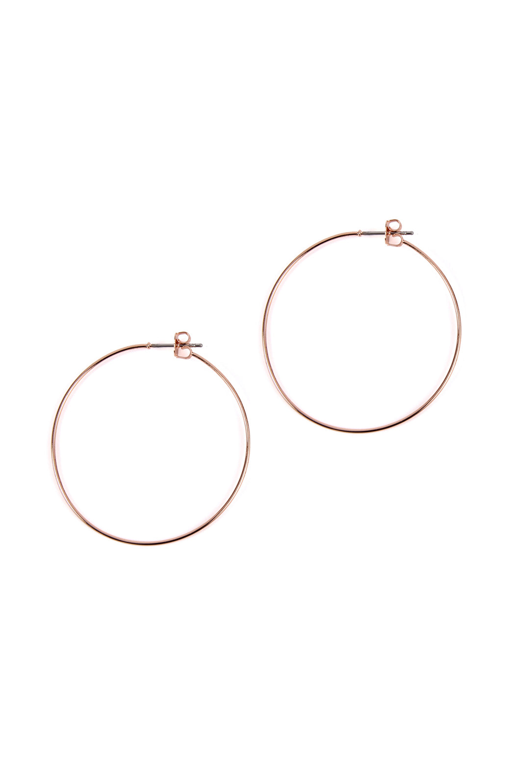 40MM Wire Hoop Earrings