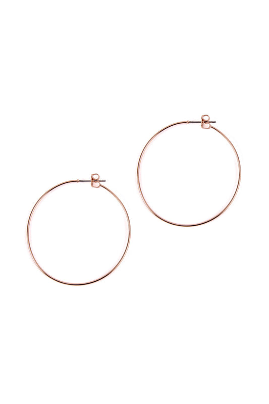 40MM Wire Hoop Earrings