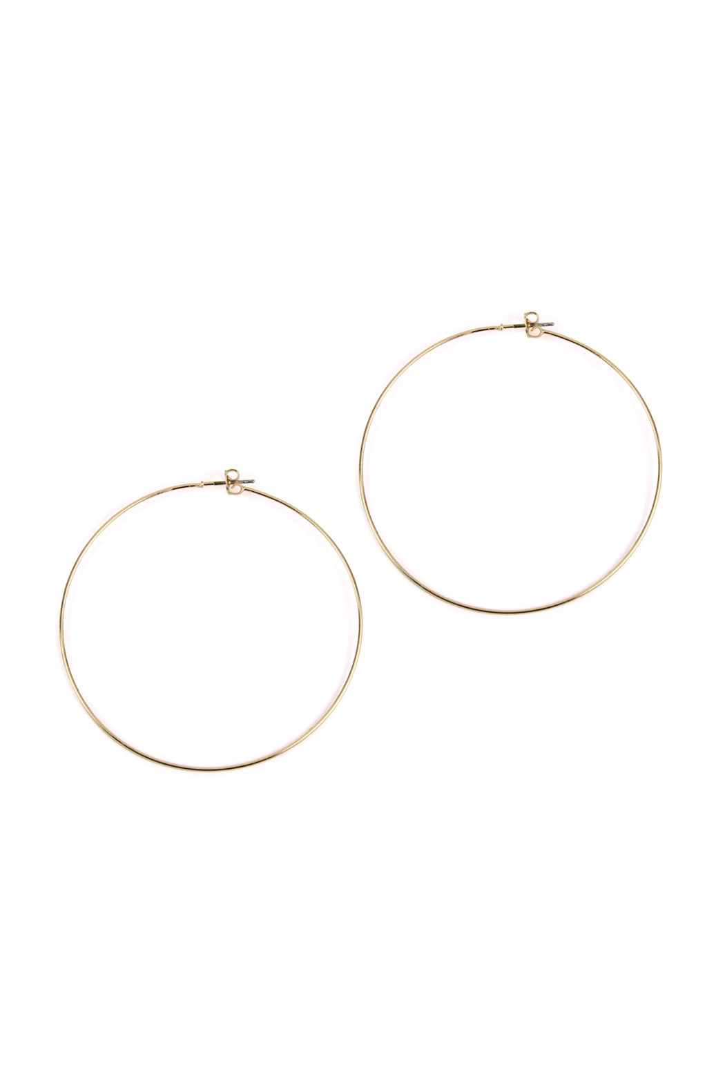 60MM Wire Hoop Earrings