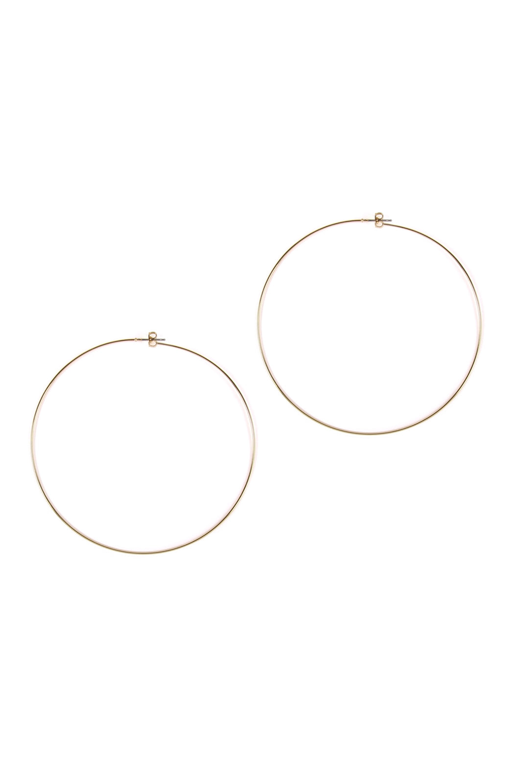 80MM Wire Hoop Earrings